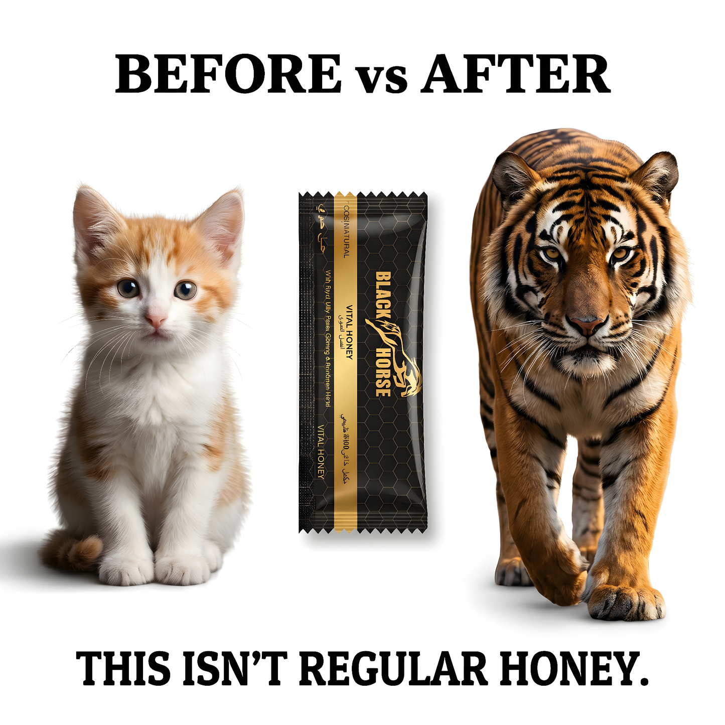 Black Horse Honey — Premium Vital Honey | 24 Sachets x 10g