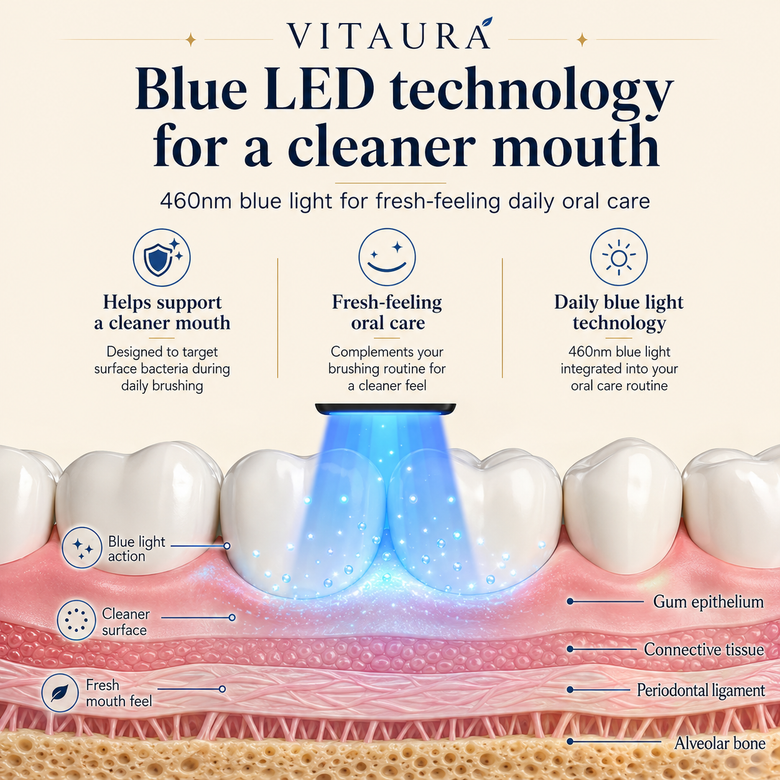 Vitaura Blue Light Toothbrush