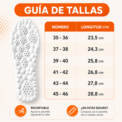 Plantillas Vitaura™ - Soporte y masaje en cada paso
