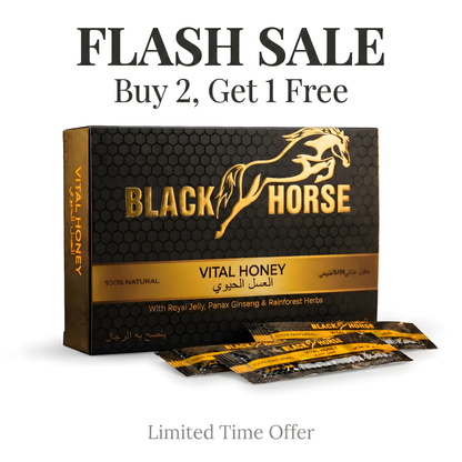 Black Horse Honey — Premium Vital Honey | 24 Sachets x 10g