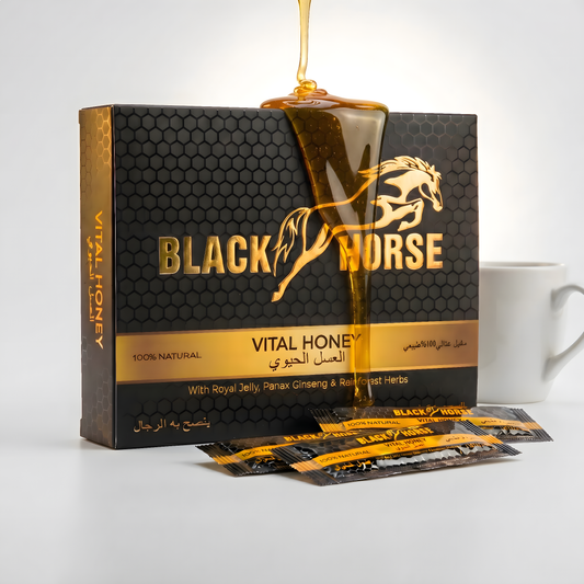Black Horse Honey — Premium Vital Honey | 24 Sachets x 10g