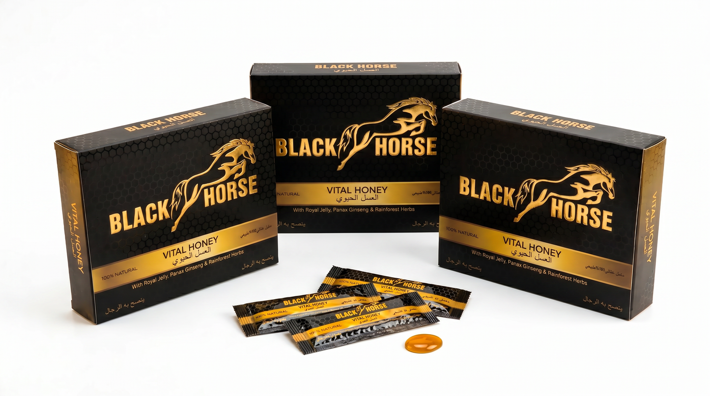 Black Horse Vital Honey | 24 Sachets x 10g